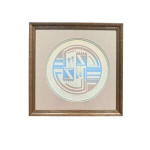 Vintage Hazy Summer by J. McMahan Sign Dated Framed Matted 1989